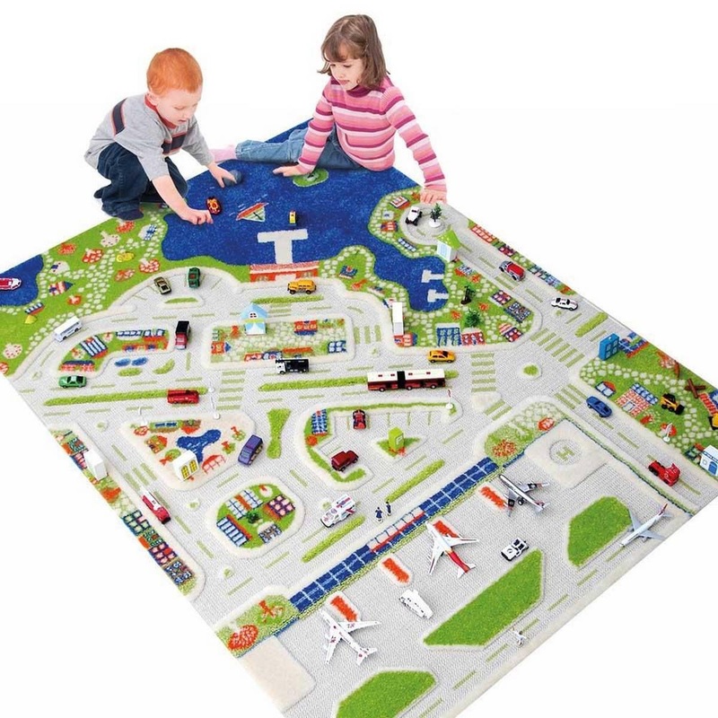 3d Mini City Play Rug