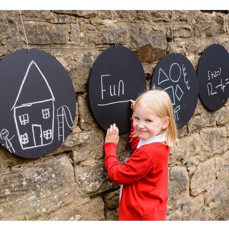 **Circular Chalkboards  Pack of 4
