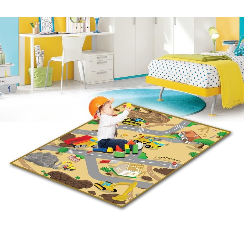 Large Construction Play Mat (120 X 100cm)