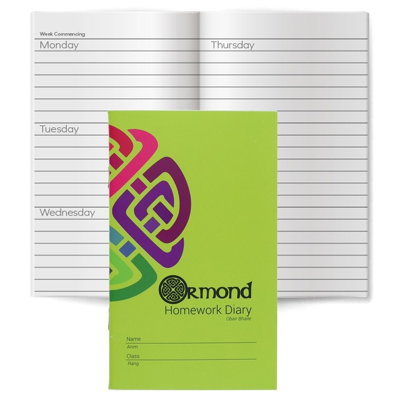 Ormond Mini Homework Diary Pack of 10