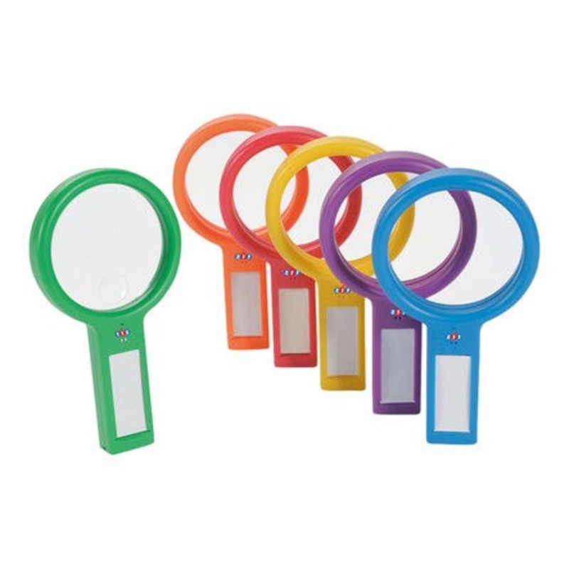 Recordable Plastic Magnifying Glasses  6 Pack