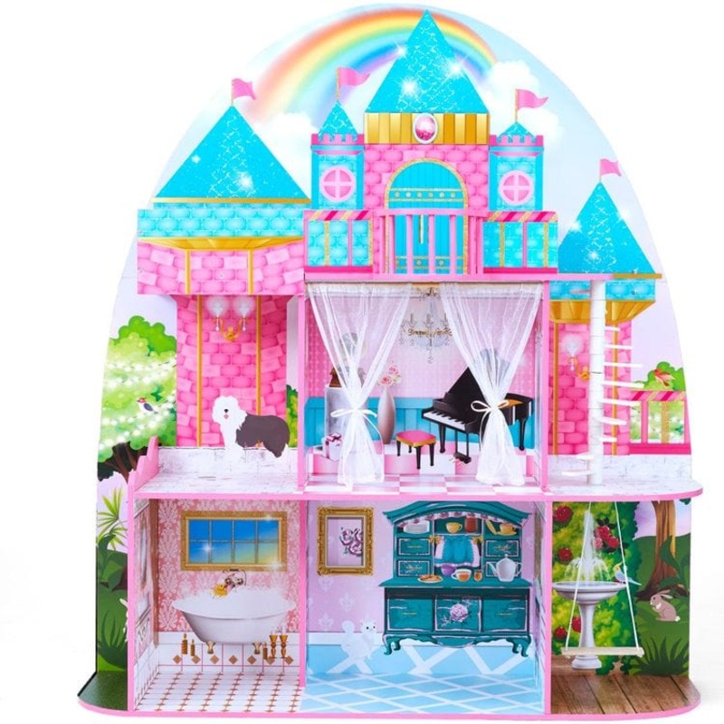 Olivia’s Little World Princess Castle Dollhouse for 12 Dolls