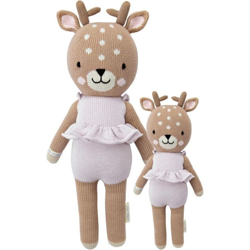 Regular 20 Violet the Fawn Hand-Knit Doll