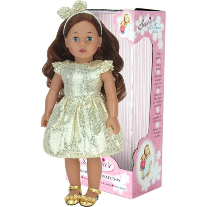 Sophia’s Modern Girl Collection Posable 18” Carly Doll