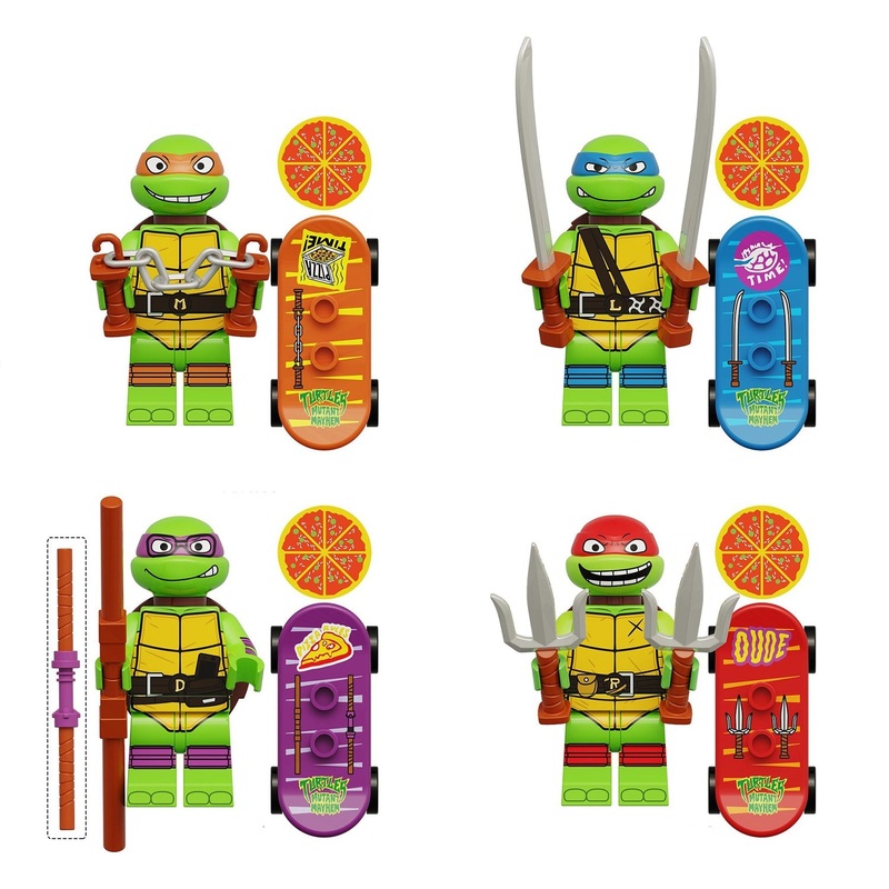 4 pack of Ninja Turtles (ONLINE ORDER ONLY)