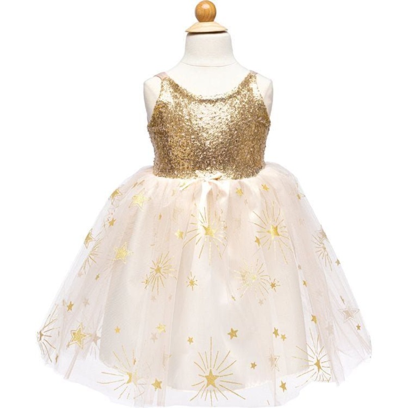 Glam Party Gold Dress – Size 7-8 Years