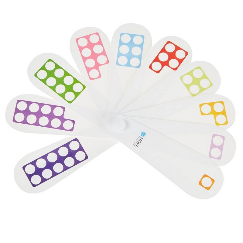 Number Frames Fans Pack of 5