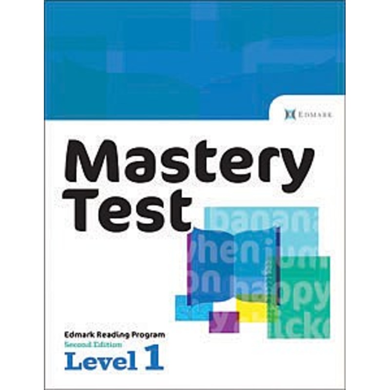 Edmark Reading Program (2nd Ed.): Level 1: MASTERY TEST