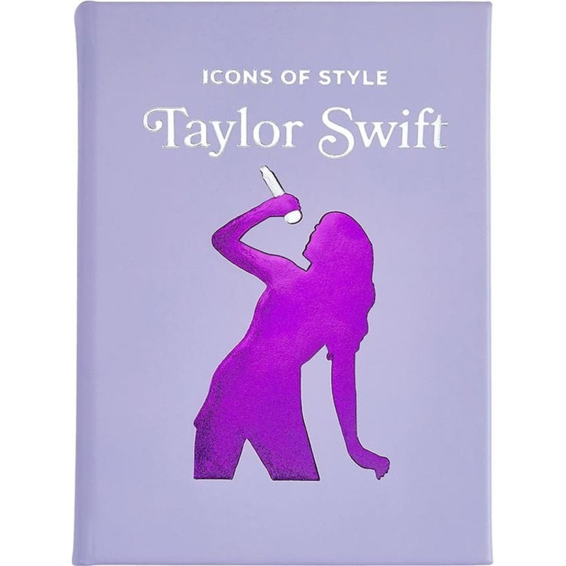 Icons of Style: Taylor Swift Book in Lilac Bonded Leather