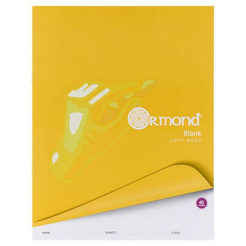 Ormond 40 Page Blank Copy Pack of 20