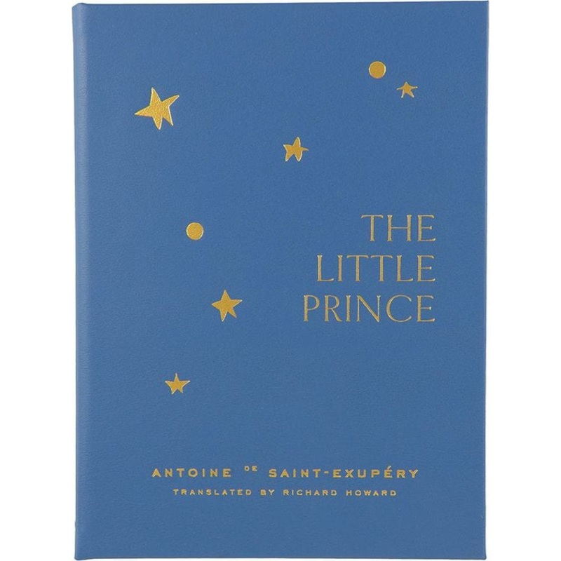 The Little Prince Book in Blue Bonded Leather
