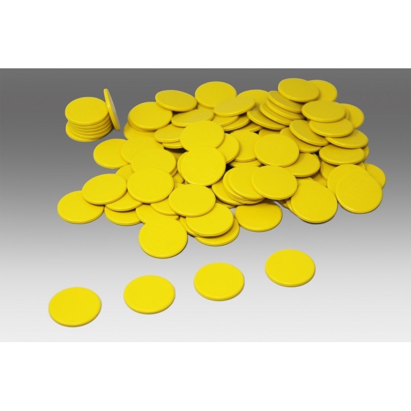 Yellow Counters Pack of 1000