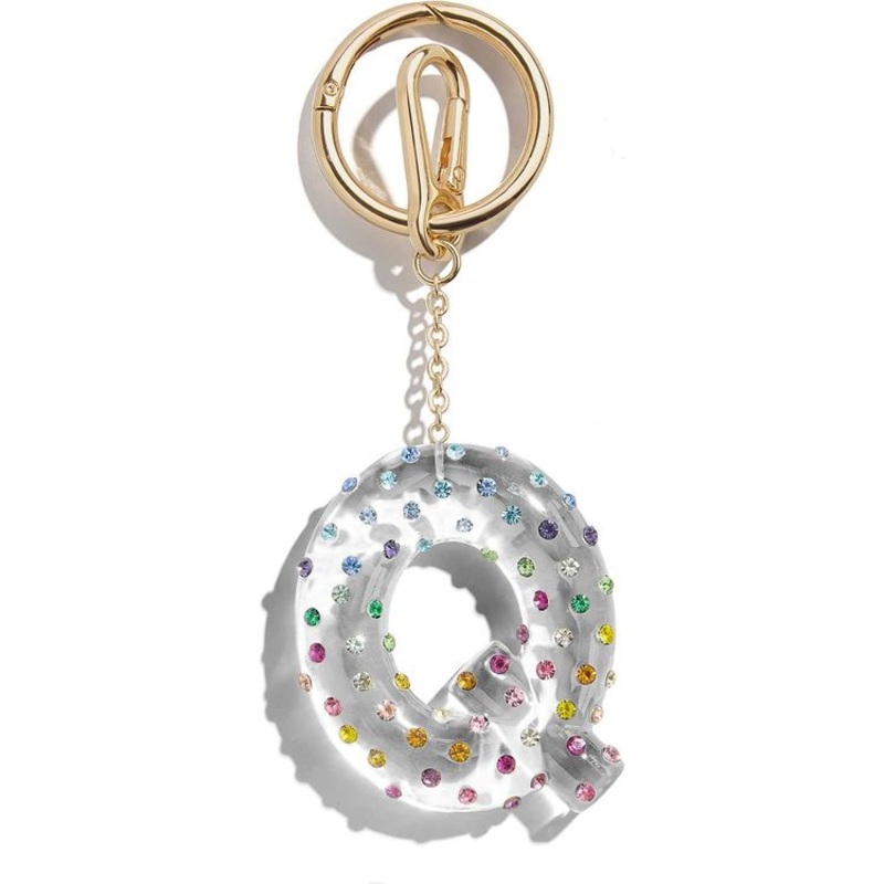 Confetti Initial Bag Charm – Q