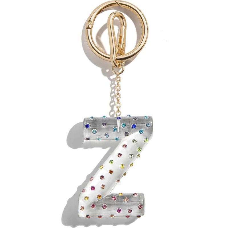 Confetti Initial Bag Charm – Z