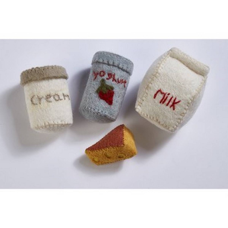 Felt Food Groups  Dairy Bag