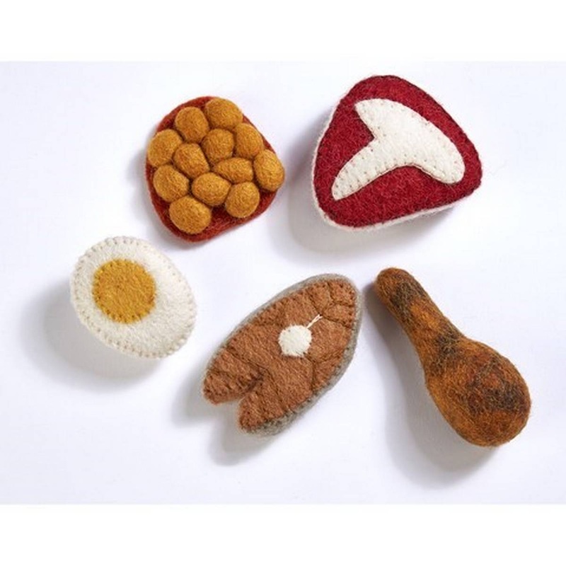 Felt Food Groups  Protein Bag