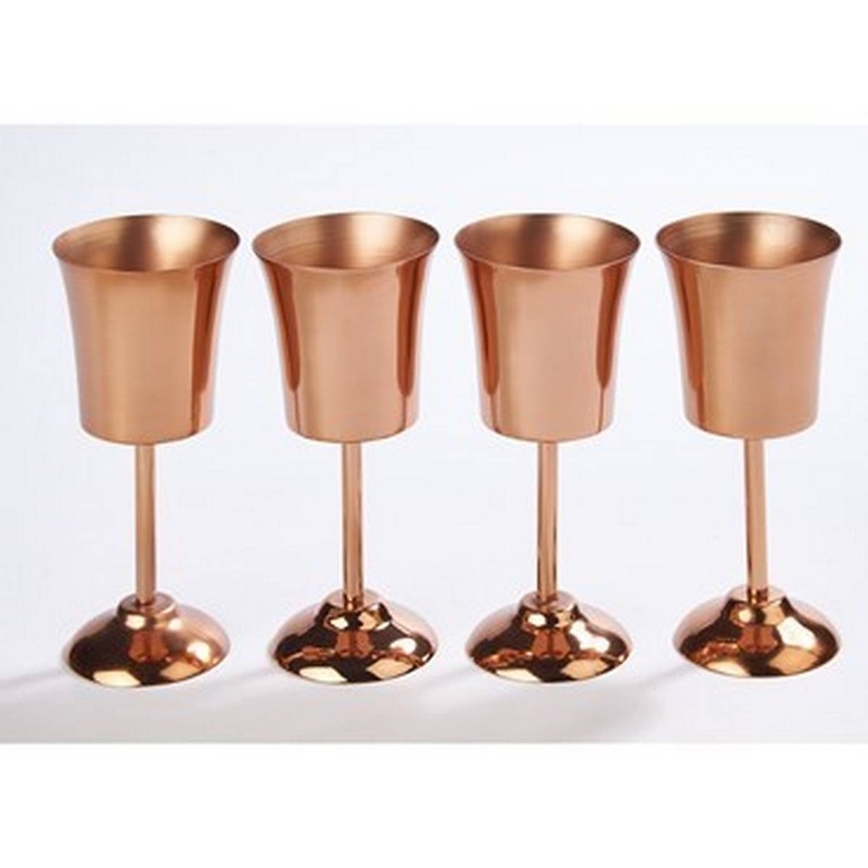 Metal Goblets Pack of four