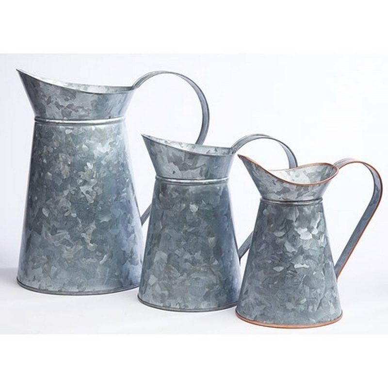 Metal Jugs 3pk  Different Sizes Pack of three