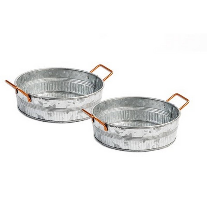 Metal Round Pans Pack of 2