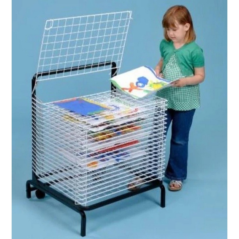 20 Shelf Spring Loaded Drying Rack