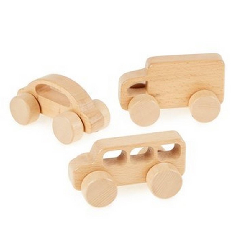 Wooden Vehicles Pack of three
