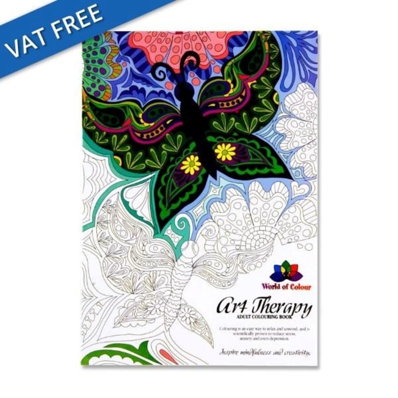 World of Colour Art Therapy Adult Colouring Book
