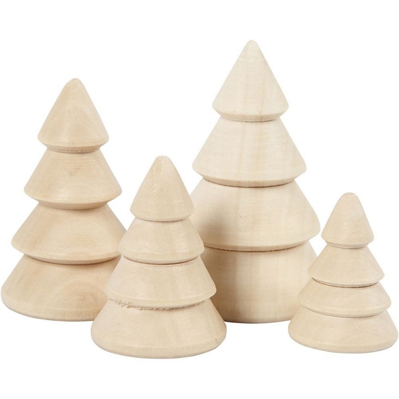 Christmas Trees  Set of 4