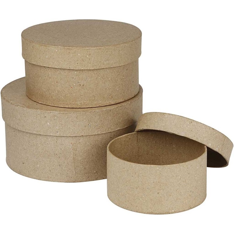 Round Boxes  Set of 3