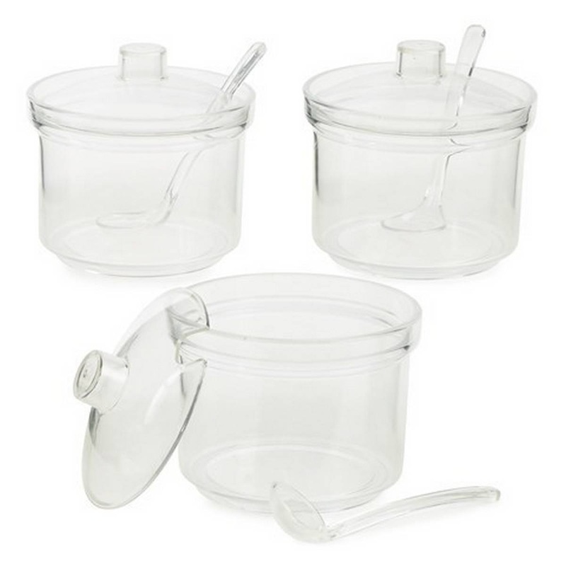 Transparent Potion Pots Pk 3 Pack of three