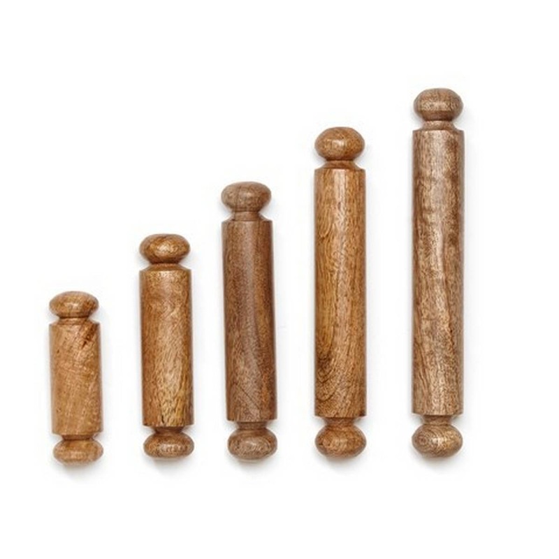 Wooden Rolling Pins Pack of 5