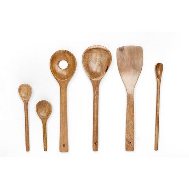 Wooden Spoon Set Pack of six