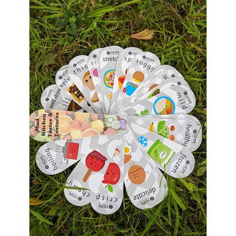 Word Gap Vocab Fans  Mud Kitchen Tastes & Textures