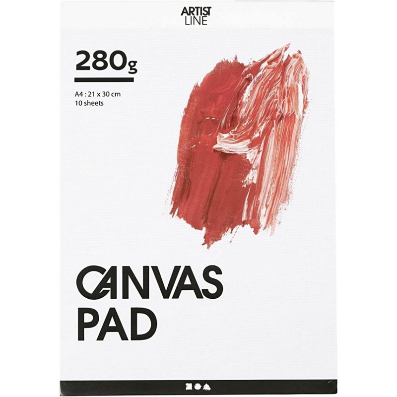 A4 Canvas Pad 280gsm 10 sheets