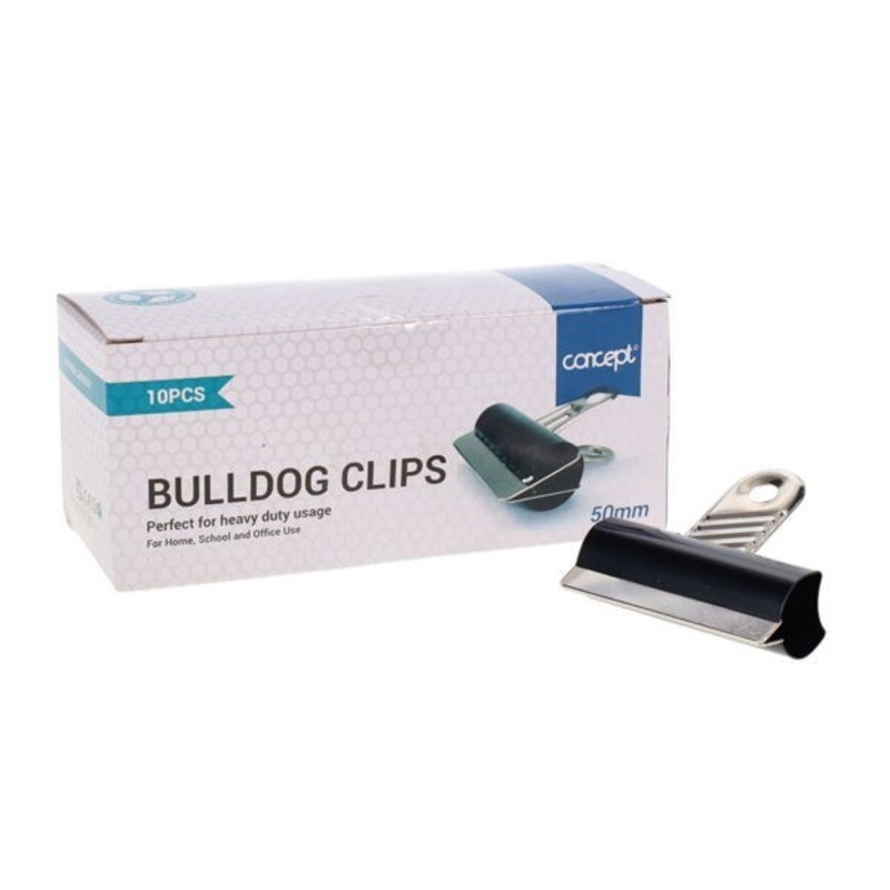 Bulldog Clips 50mm Pack of 10