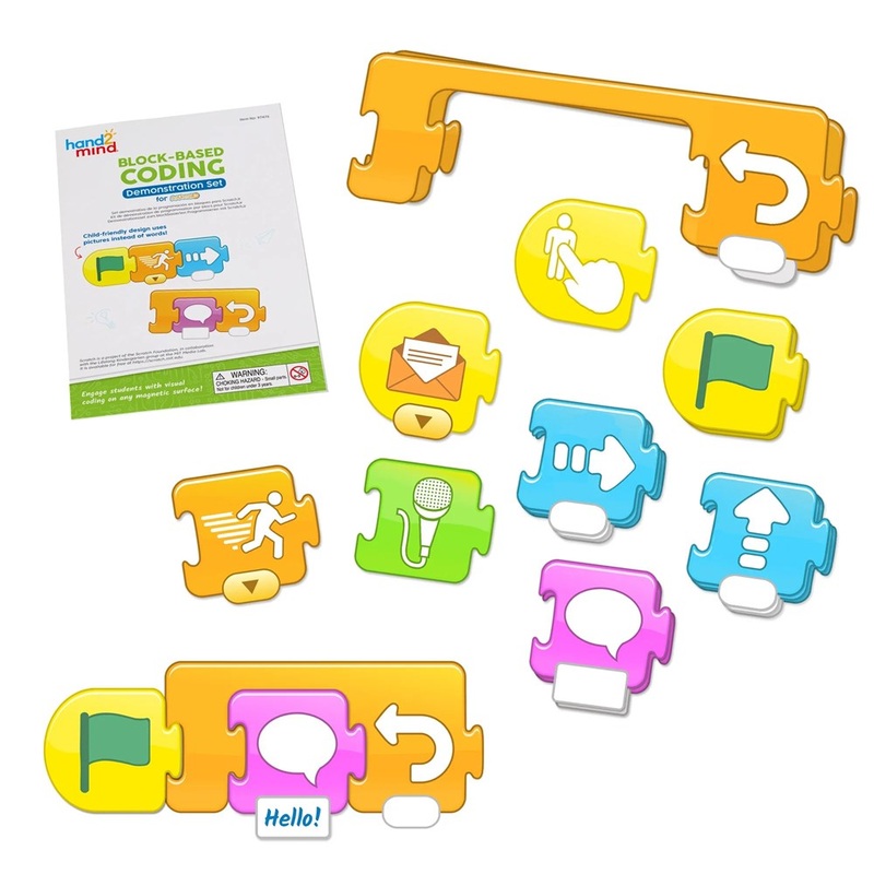 Scratch Jr Coding Cards  Magnetic Demonstration Set