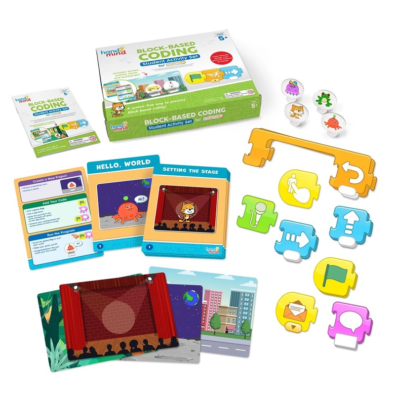 Scratch Jr Coding Cards  Student Activity Set