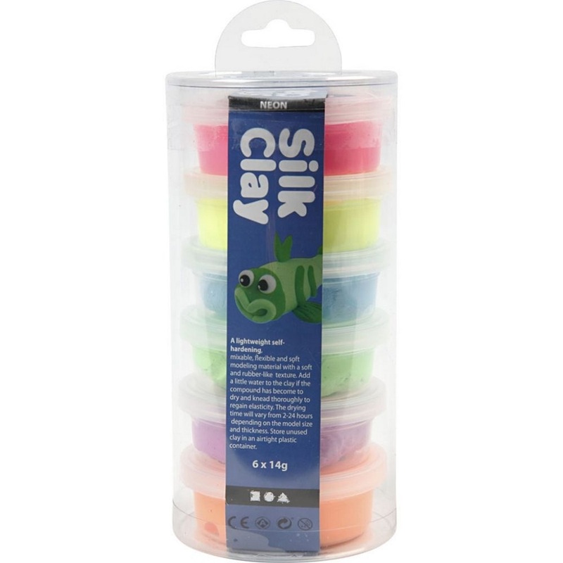 Silk Clay Neon (6 pack)