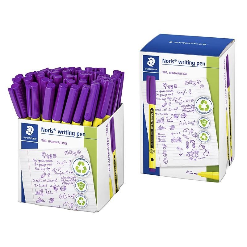 Staedtler 307-9 CT50 Noris Handwriting Pen  Violet (Tub of 50)