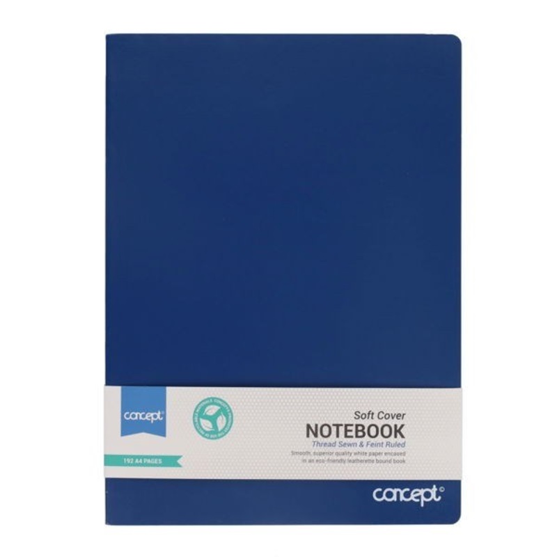 A4 192pg Soft Cover Notebook