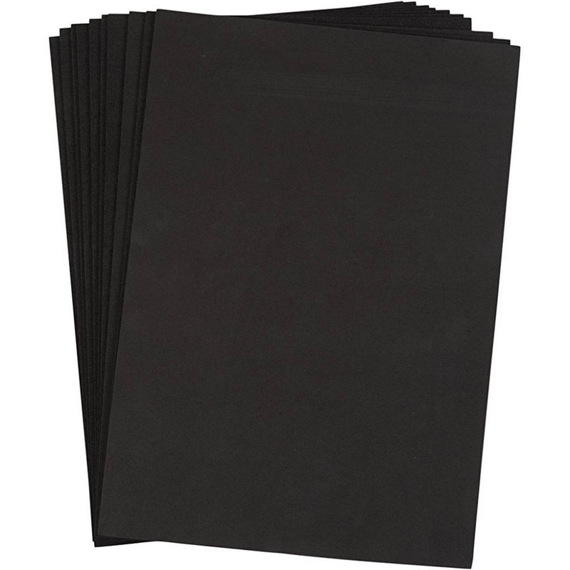 A4 EVA Foam Black (10 Sheets)