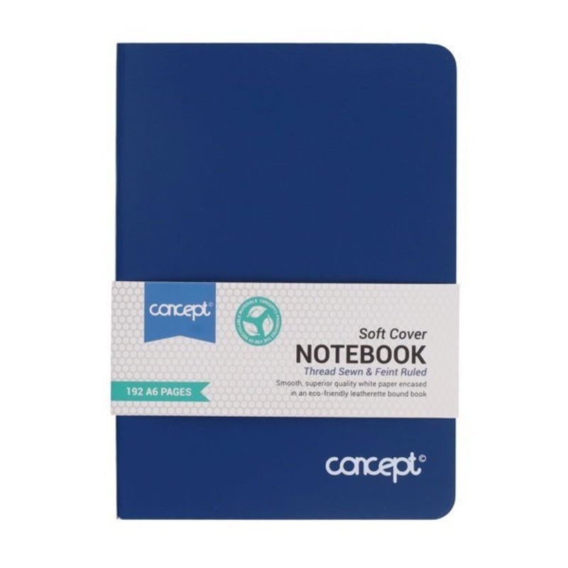 A6 192pg Soft Cover Notebook