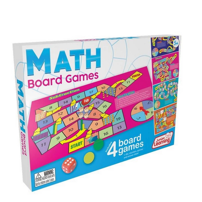 Junior Learning Maths Board Game Set of 4