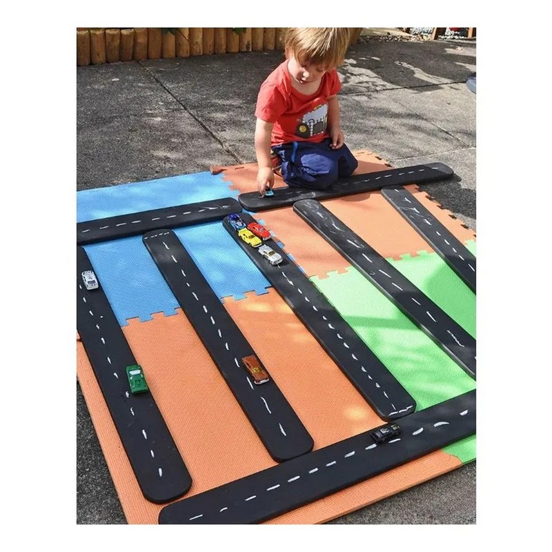 Outdoor Chalkboard Roadways  Pack of 8