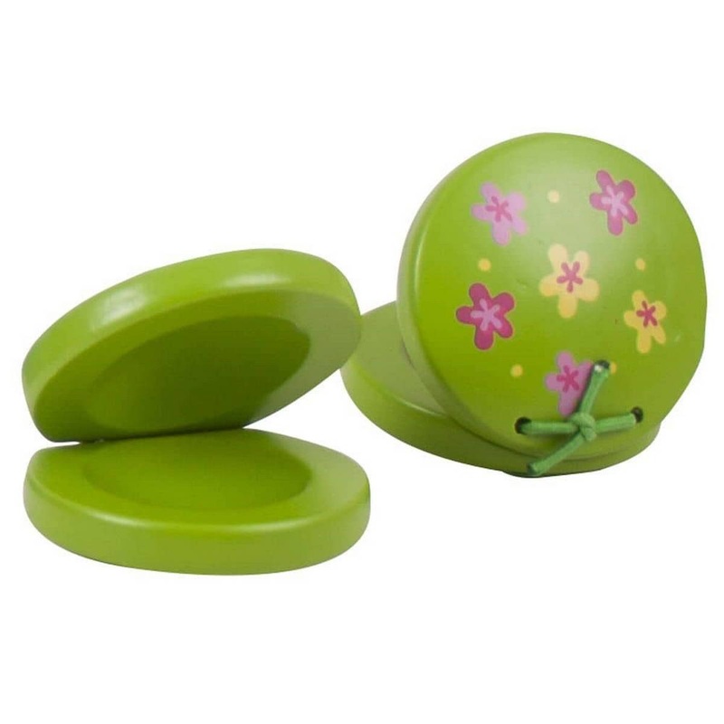 Snazzy Castanets (One Pair  Green)
