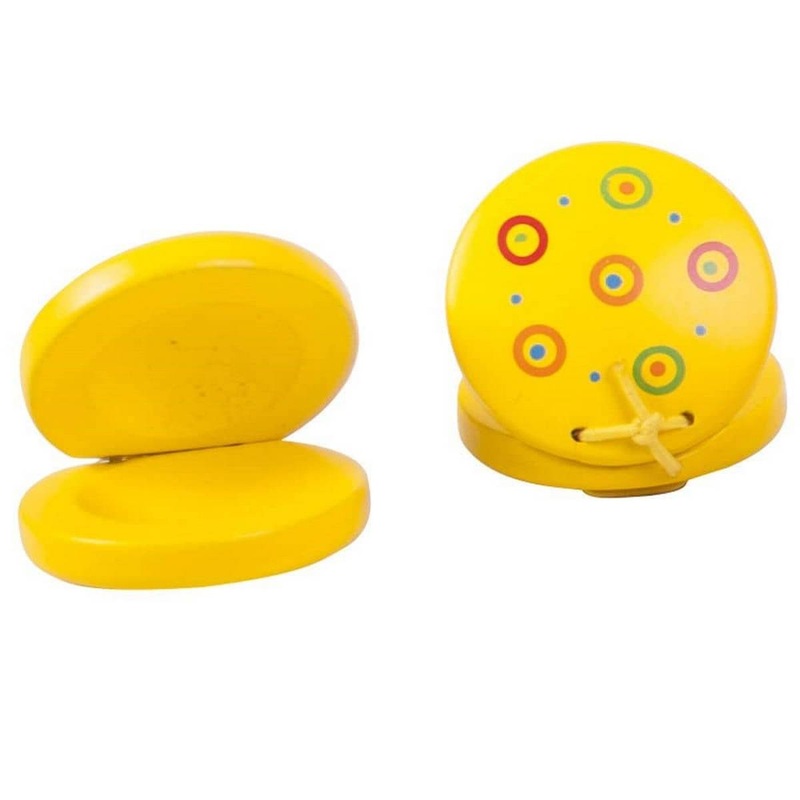 Snazzy Castanets (One Pair  Yellow)