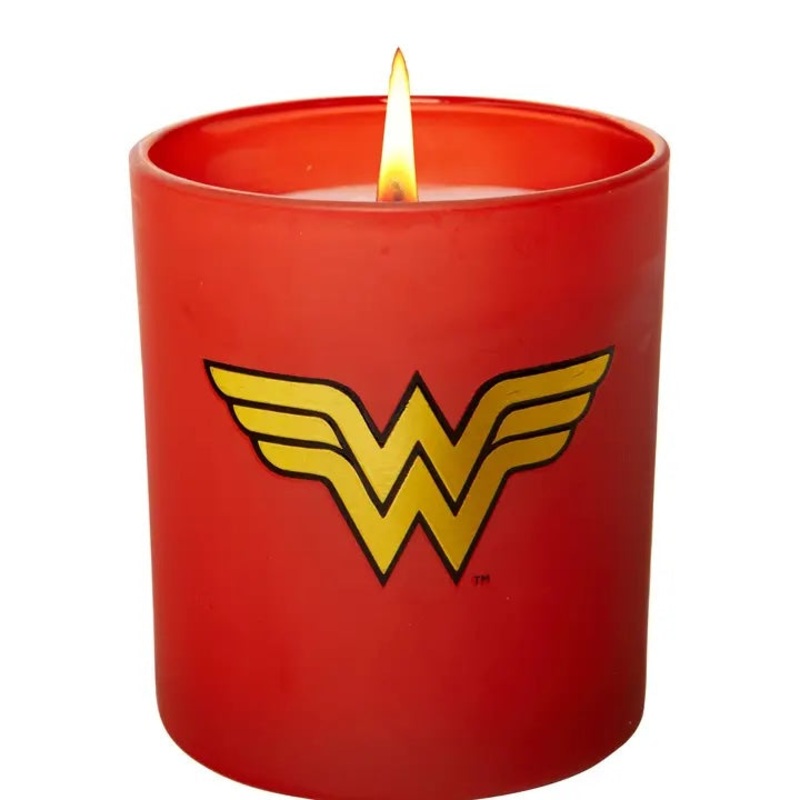 Wonder Woman DC Comics Glass Candle (ONLINE ORDER ONLY)
