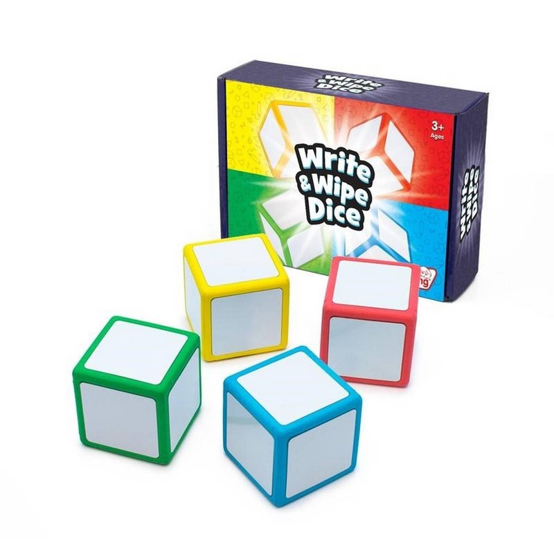 Write & Wipe Dice Set of 4