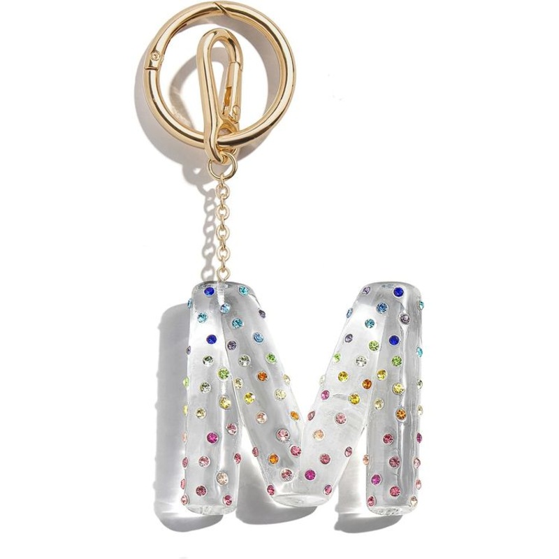 Confetti Initial Bag Charm – M