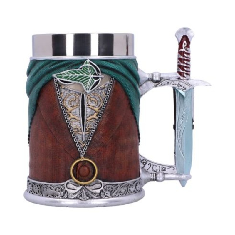 Lord of the Rings Frodo Baggins Sculpted Stainless Steel Tankard (ONLINE ORDER ONLY)