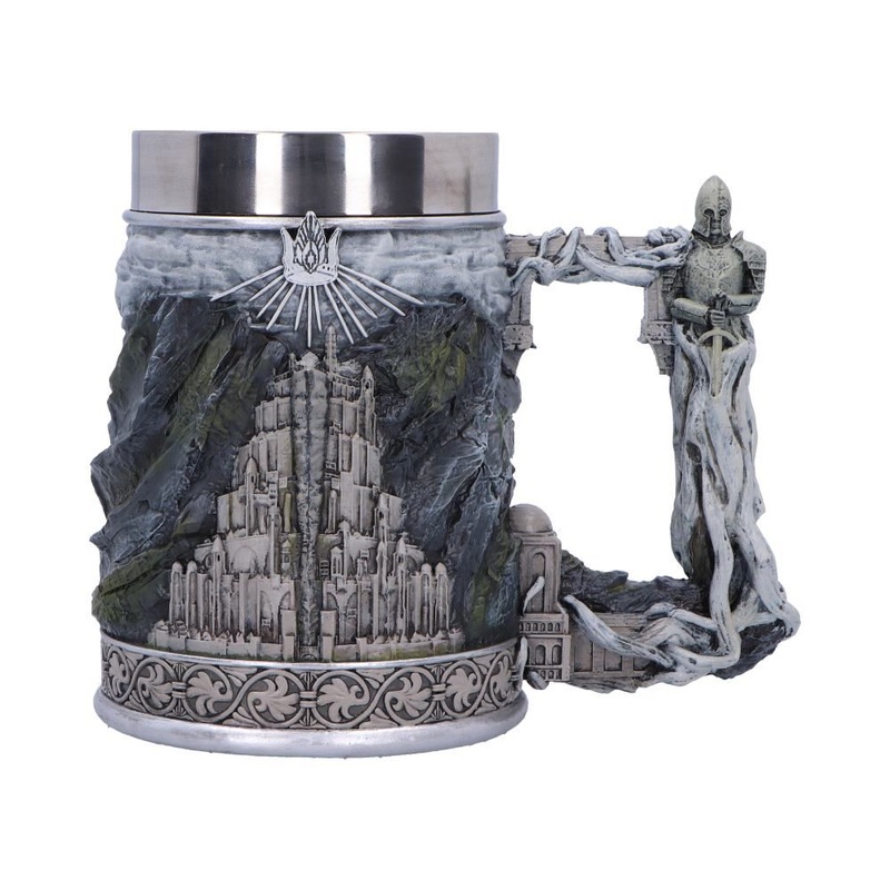 Lord of the Rings Gondor Sculpted Stainless Steel Tankard (ONLINE ORDER ONLY)